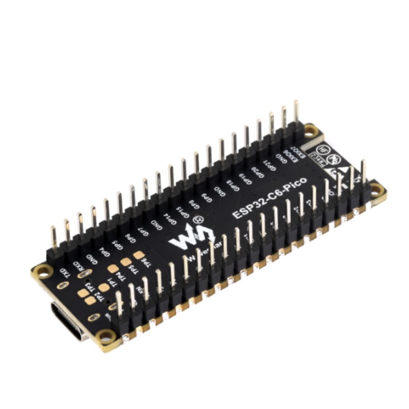 ESP32-C6-Pico-M ກັບ Solder Pins